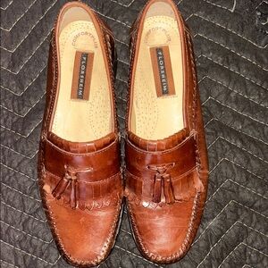 Floraheim Tan Tassel Loafers for Men